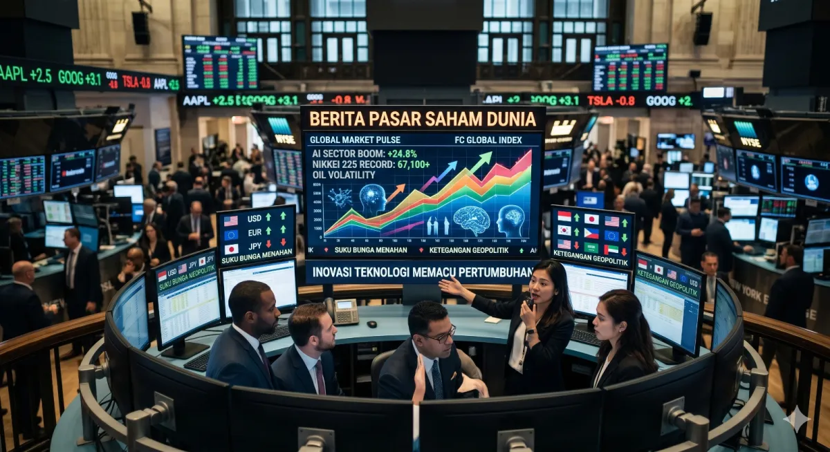 Geliat Saham Global: Inovasi Teknologi Melawan Badai Geopolitik