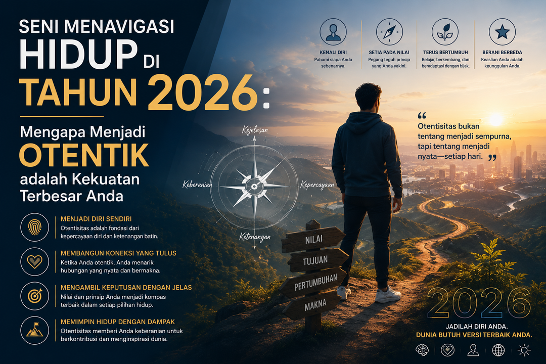 Seni Menavigasi Hidup di Tahun 2026: Mengapa Menjadi Otentik adalah Kekuatan Terbesar Anda