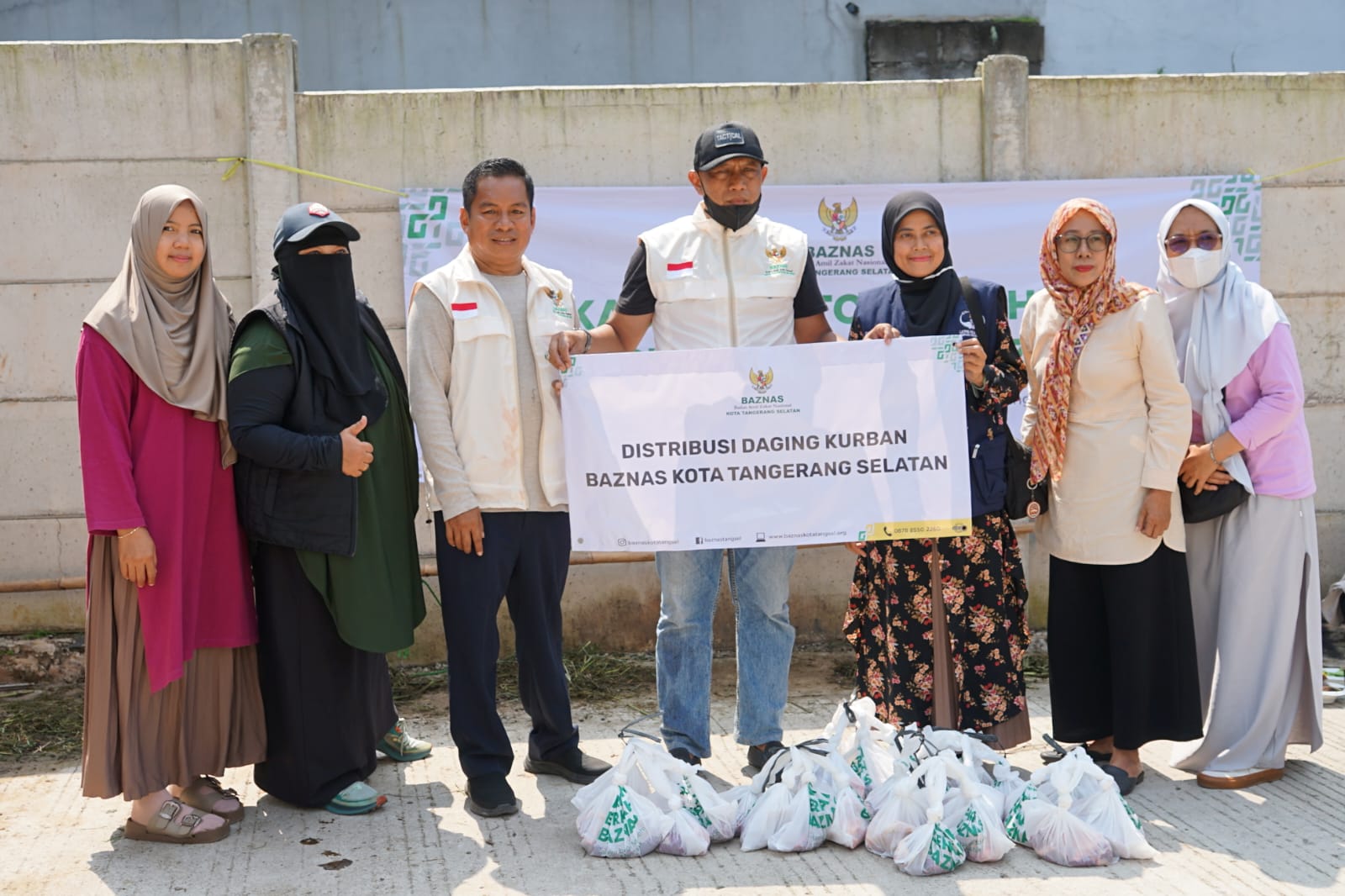 Optimalkan Syiar Kurban, BAZNAS Kota Tangerang Selatan Potong 5 Sapi dan 54 Kambing: Sasar Penanganan Stunting hingga Lembaga Keagamaan